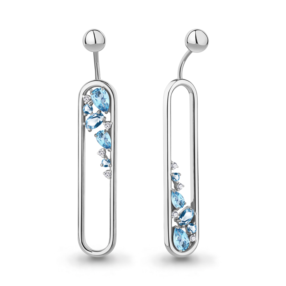Серьги из серебра с топазом\фианитом Aquamarine Aquamarine 4778505А_925_р, 4778505А_925_р
Серьги из серебра с топазом\фианитом Aquamarine Aquamarine 4778505А_925_р, 4778505А_925_р