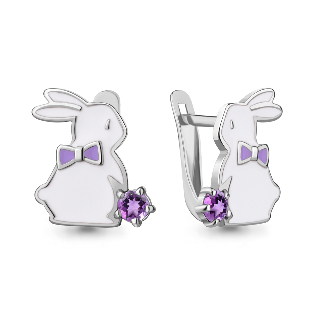 Серьги из серебра с аметистом\эмалью Aquamarine Aquamarine 4778404_925_р, 4778404_925_р
Серьги из серебра с аметистом\эмалью Aquamarine Aquamarine 4778404_925_р, 4778404_925_р