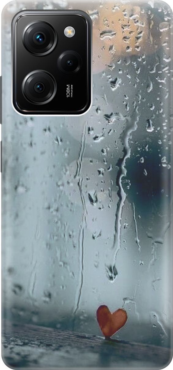 Чехол на Xiaomi Poco X5 Pro 5G с принтом "Сердечко на фоне дождя", Зеленый;красный, 158247
Чехол на Xiaomi Poco X5 Pro 5G с принтом "Сердечко на фоне дождя", Зеленый;красный, 158247