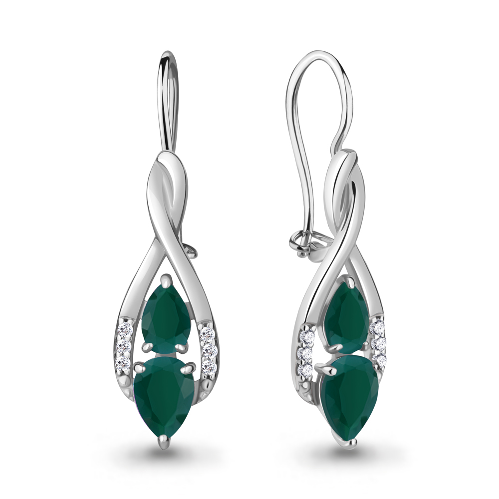 Серьги из серебра с агатом\фианитом Aquamarine Aquamarine 4774209А_925_р, 4774209А_925_р
Серьги из серебра с агатом\фианитом Aquamarine Aquamarine 4774209А_925_р, 4774209А_925_р