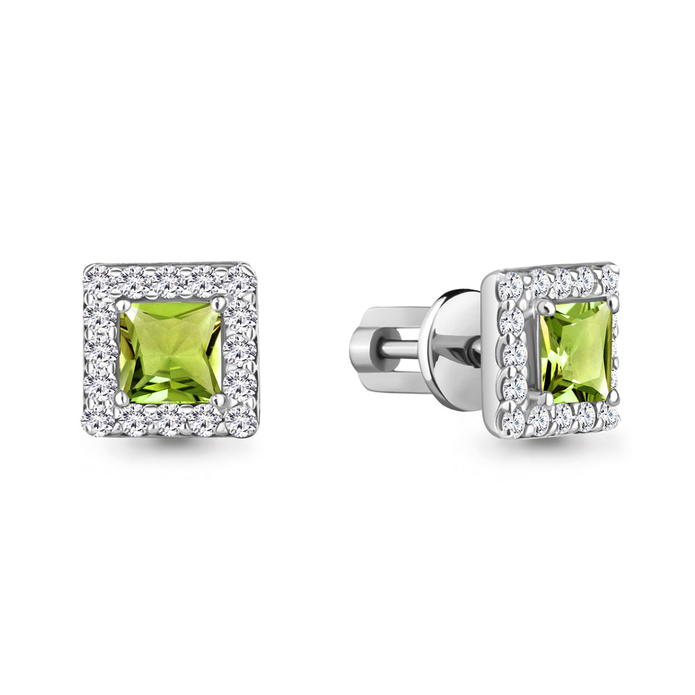 Серьги из серебра с хризолитом\фианитом Aquamarine Aquamarine 4773607А_925_р, 4773607А_925_р
Серьги из серебра с хризолитом\фианитом Aquamarine Aquamarine 4773607А_925_р, 4773607А_925_р