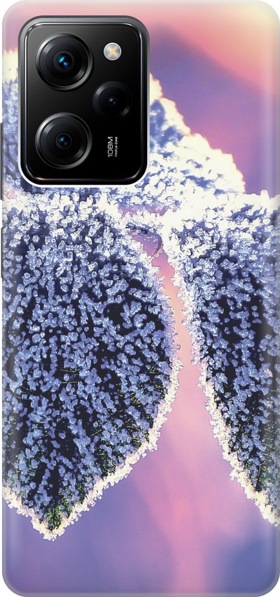 Чехол на Xiaomi Poco X5 Pro 5G с принтом "Замерзшие листики", Белый;фиолетовый, 158249
Чехол на Xiaomi Poco X5 Pro 5G с принтом "Замерзшие листики", Белый;фиолетовый, 158249