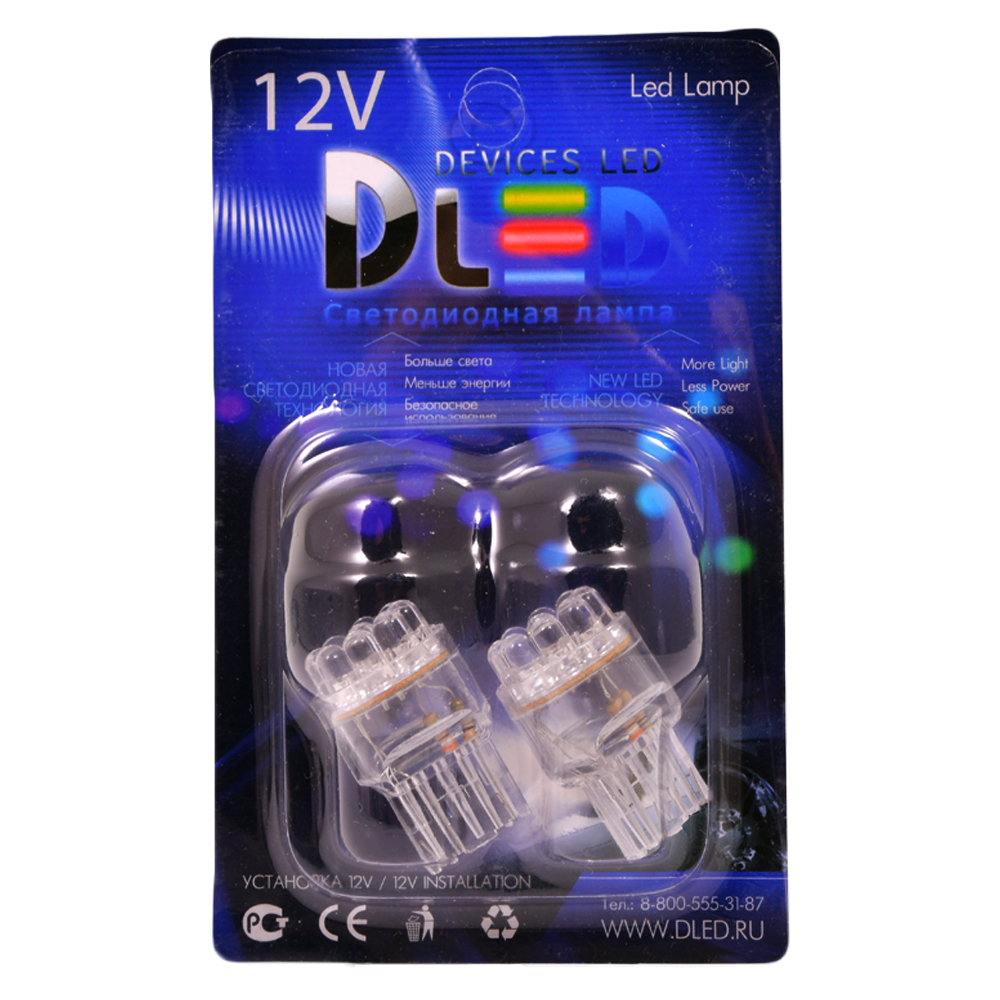 Светодиодная автомобильная лампа W21W - T20 - 7443 - W3х16q - 9 - Dip-Led 2 шт. Желтая, W21W - T20 - 7443 - W3х16q - 9 - Dip-Led Желтая
Светодиодная автомобильная лампа W21W - T20 - 7443 - W3х16q - 9 - Dip-Led 2 шт. Желтая, W21W - T20 - 7443 - W3х16q - 9 - Dip-Led Желтая