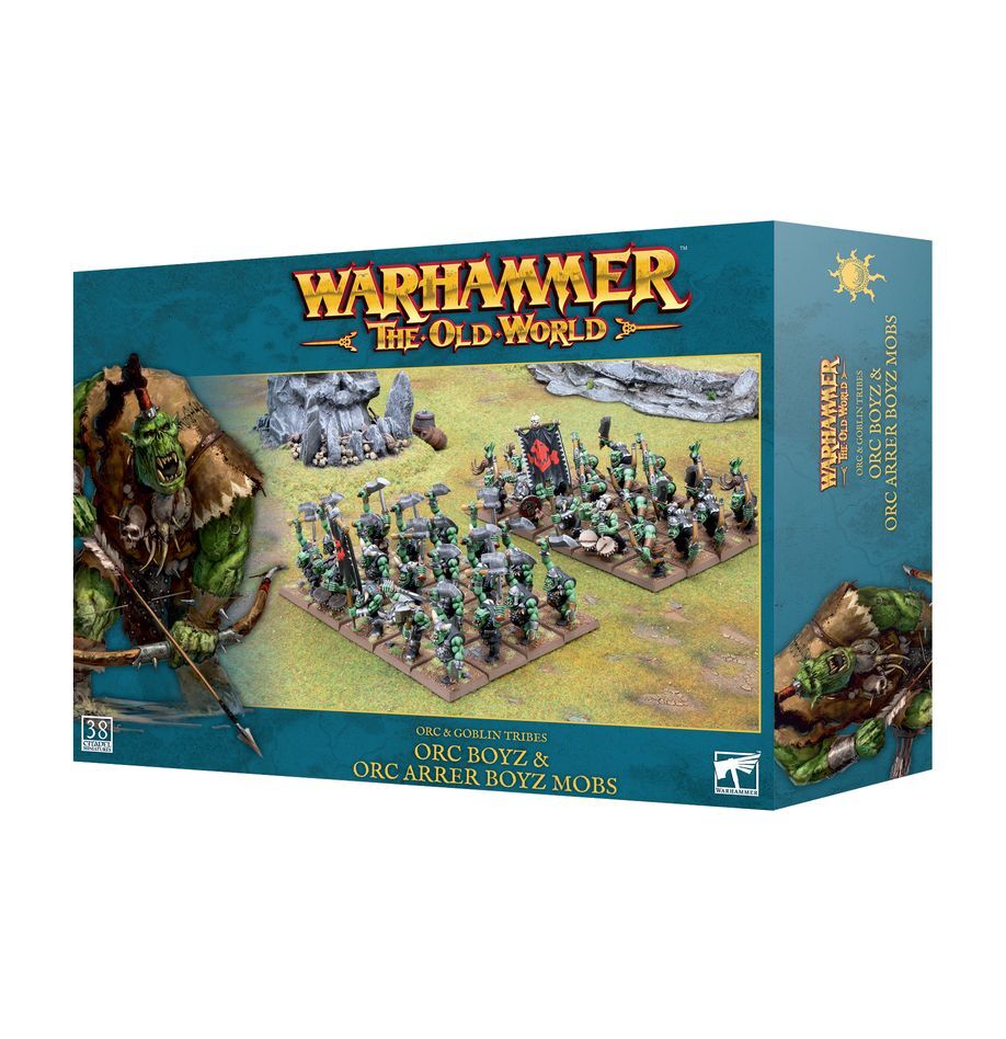 Миниатюра Warhammer The Old World - Orc & Goblin Tribes: Orc Boyz & Orc Arrer Boyz Mobs, 09-03
Миниатюра Warhammer The Old World - Orc & Goblin Tribes: Orc Boyz & Orc Arrer Boyz Mobs, 09-03