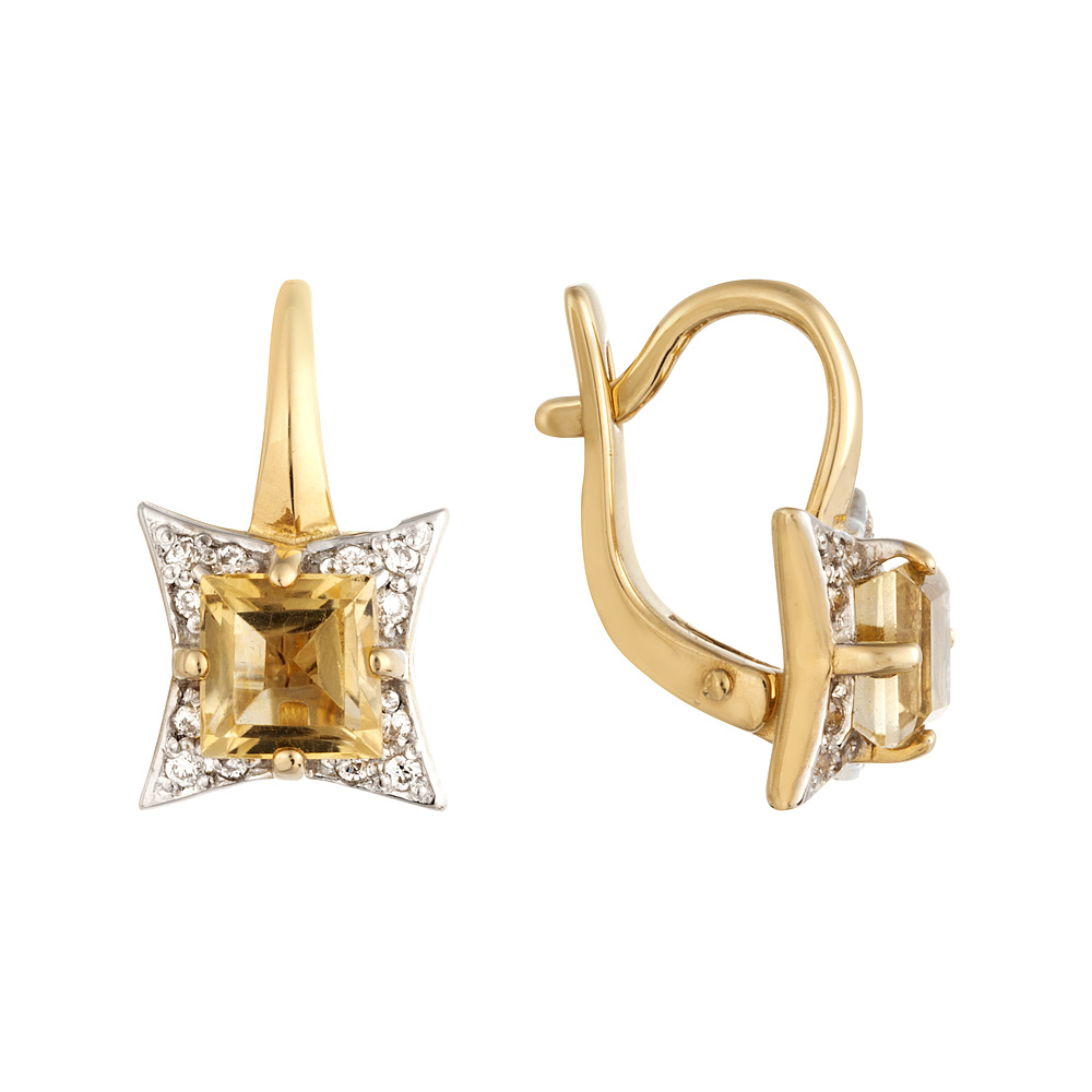Серьги из желтого золота с фианитом, цитрином ALORIS Серьги 1570ЦКц, Серьги 1570ЦКц
Серьги из желтого золота с фианитом, цитрином ALORIS Серьги 1570ЦКц, Серьги 1570ЦКц