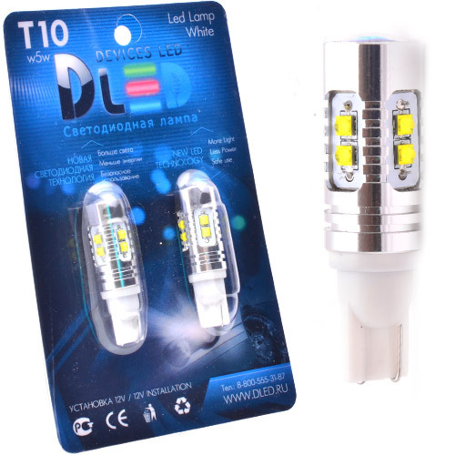 Светодиодная автомобильная лампа T10 - W5W - 10 CREE + Линза (Комплект 2 лампы.), T10 - W5W - 10 CREE + Линза
Светодиодная автомобильная лампа T10 - W5W - 10 CREE + Линза (Комплект 2 лампы.), T10 - W5W - 10 CREE + Линза