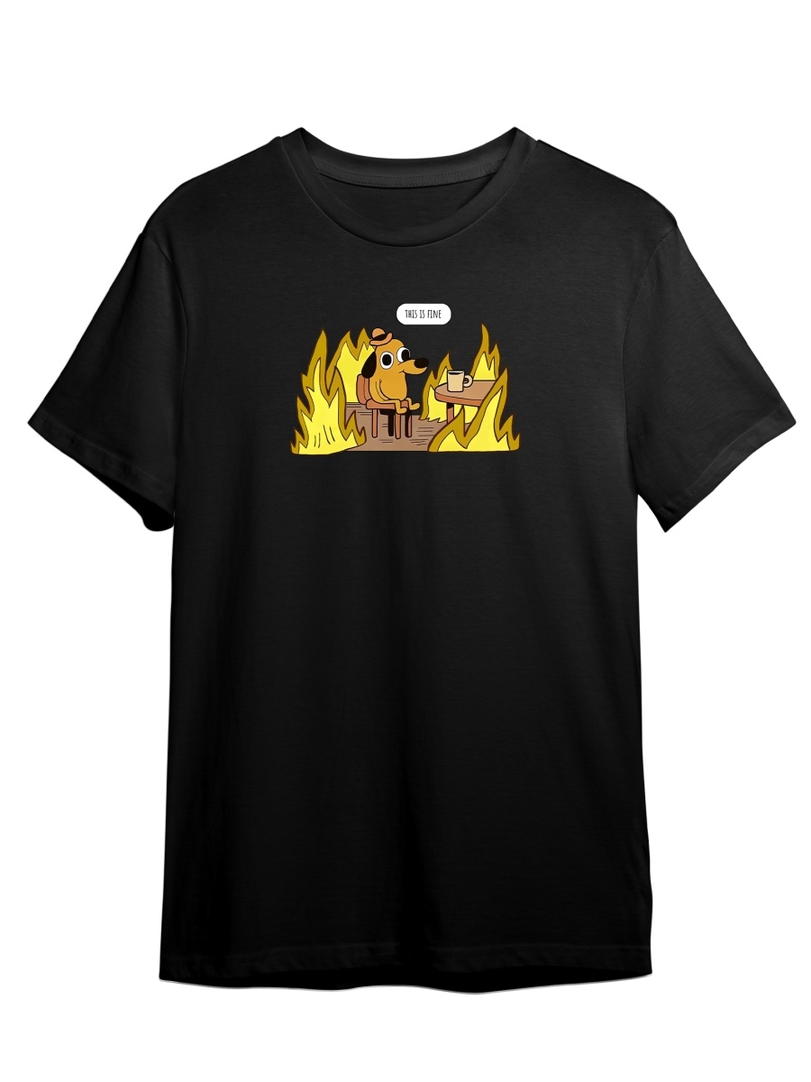 Футболка унисекс СувенирShop This is fine/Все хорошо/Собака 2 черная 2XL (52-54), Черный, "This is fine/Все хорошо/Собака" 2
Футболка унисекс СувенирShop This is fine/Все хорошо/Собака 2 черная 2XL (52-54), Черный, "This is fine/Все хорошо/Собака" 2