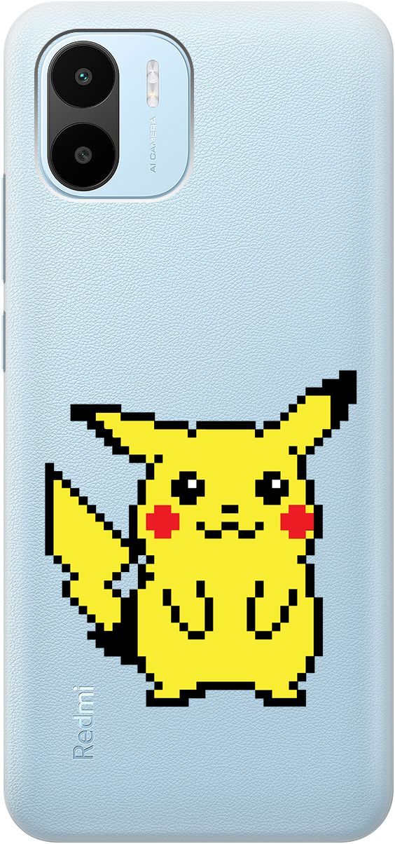 Чехол на Xiaomi Redmi A1 с 3D принтом "Pixel Pikachu" прозрачный, Прозрачный;желтый, 159270
Чехол на Xiaomi Redmi A1 с 3D принтом "Pixel Pikachu" прозрачный, Прозрачный;желтый, 159270