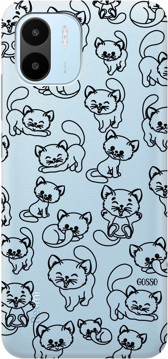 Чехол на Xiaomi Redmi A1 с 3D принтом "Cute Kitties" прозрачный, Прозрачный;черный, 159269
Чехол на Xiaomi Redmi A1 с 3D принтом "Cute Kitties" прозрачный, Прозрачный;черный, 159269