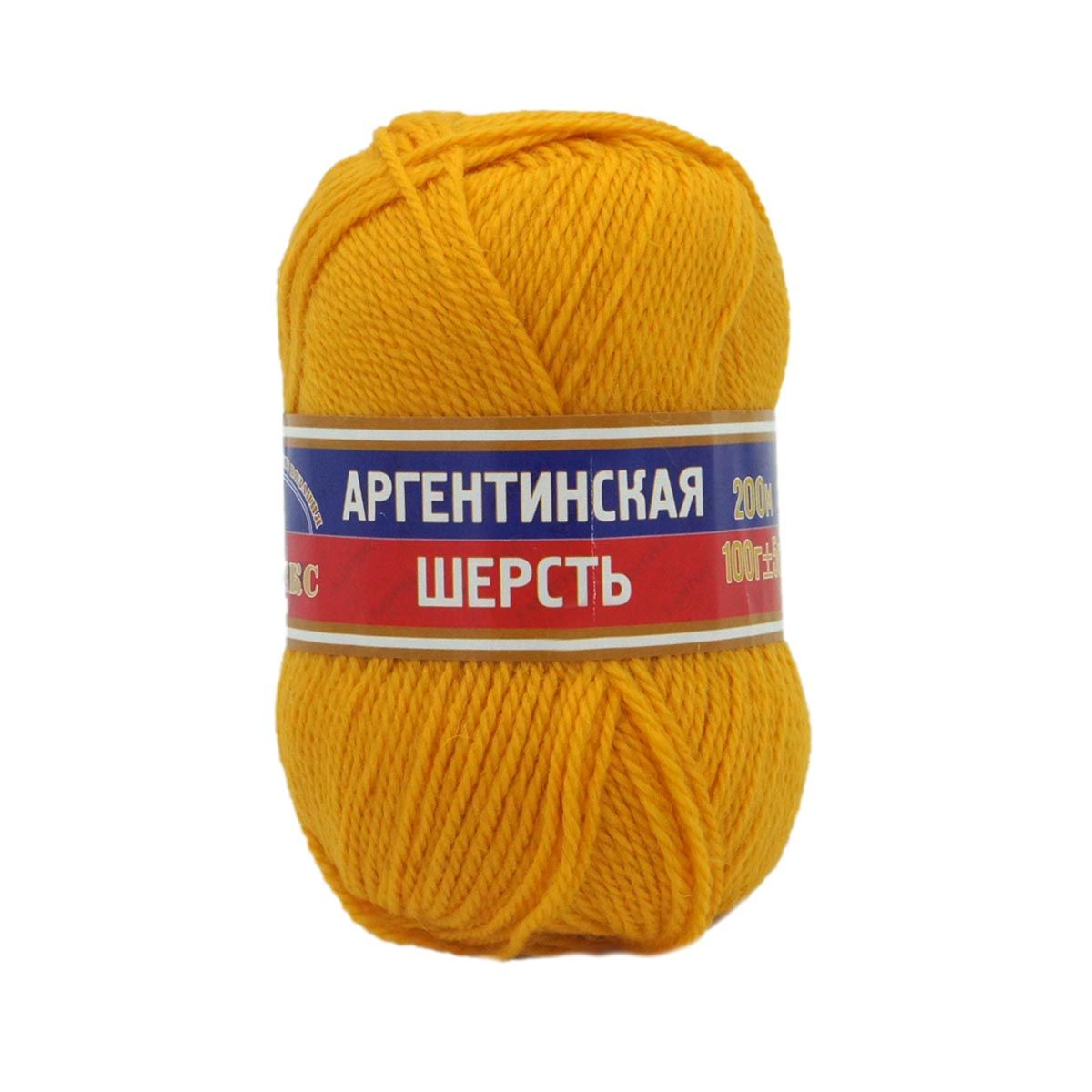 Пряжа для вязания Камтекс Аргентинская шерсть 100г 200м (104 жёлтый), 10 мотков, Желтый, 136071
Пряжа для вязания Камтекс Аргентинская шерсть 100г 200м (104 жёлтый), 10 мотков, Желтый, 136071