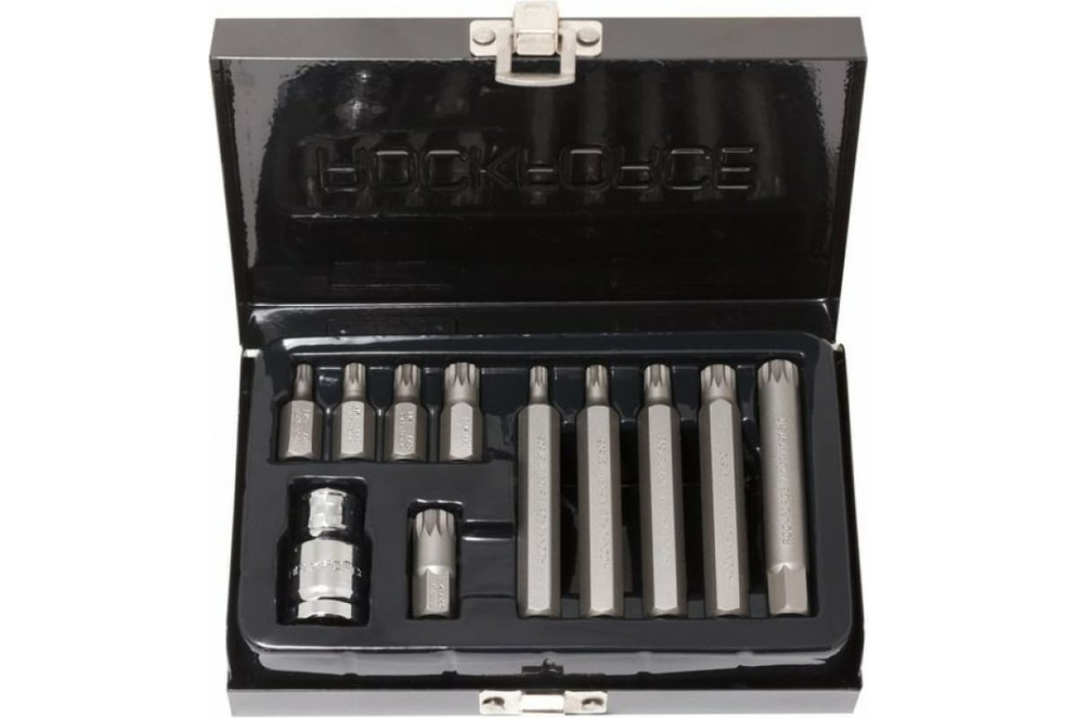 Набор бит 12 inch, SPLINE 12 гр., 11 пр L30 мм, L75 мм 5, 6, 8, 10, 12, в метал. Боксе
Набор бит 12 inch, SPLINE 12 гр., 11 пр L30 мм, L75 мм 5, 6, 8, 10, 12, в метал. Боксе