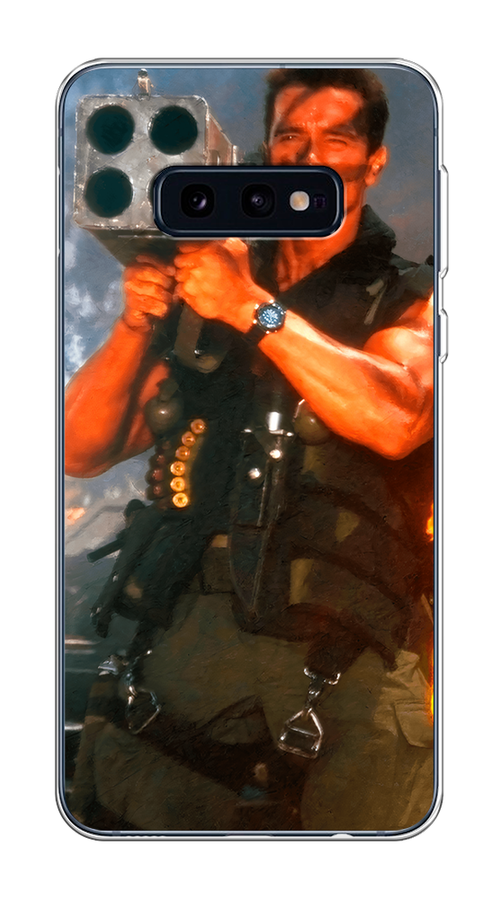 Чехол на Samsung Galaxy S10E "Арнольд Шварцнеггер с базукой", Голубой;коричневый, 27250-6
Чехол на Samsung Galaxy S10E "Арнольд Шварцнеггер с базукой", Голубой;коричневый, 27250-6