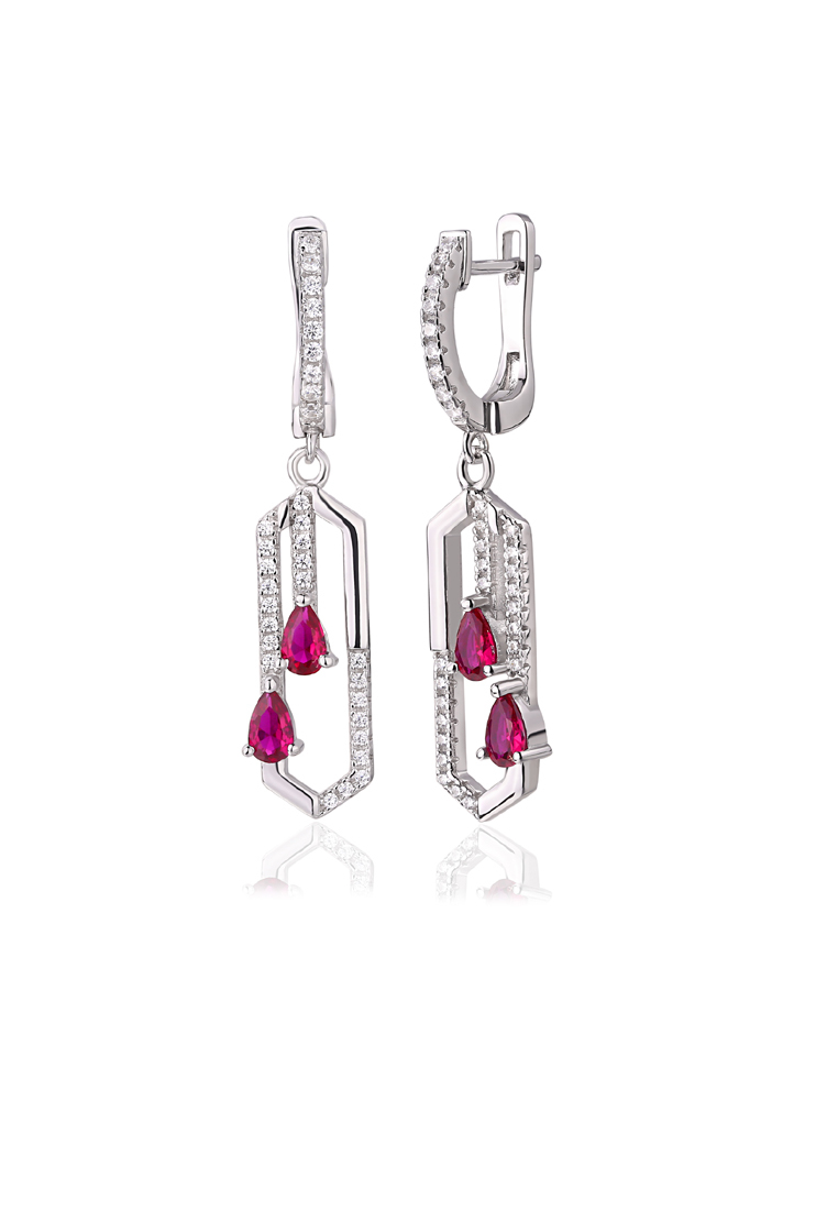 Серьги подвески из серебра с рубином искусственным/фианитом Ogisana SE34530G2AR, SE34530G2AR
Серьги подвески из серебра с рубином искусственным/фианитом Ogisana SE34530G2AR, SE34530G2AR