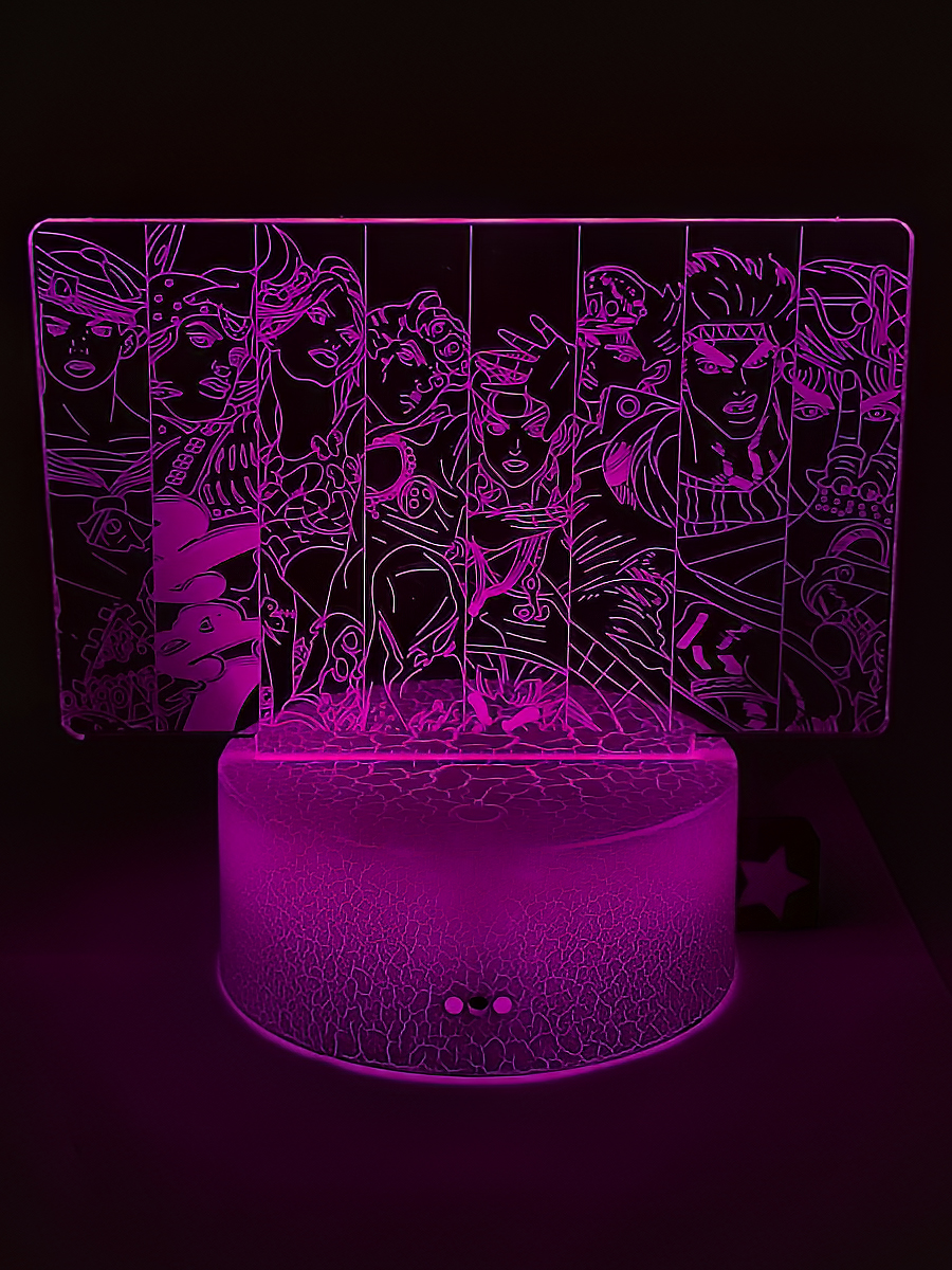 Настольный 3D светильник ночник StarFriend ДжоДжо JoJo 7 цветов usb 13,8 см, ДжоДжо JoJo 7 цветов usb
Настольный 3D светильник ночник StarFriend ДжоДжо JoJo 7 цветов usb 13,8 см, ДжоДжо JoJo 7 цветов usb