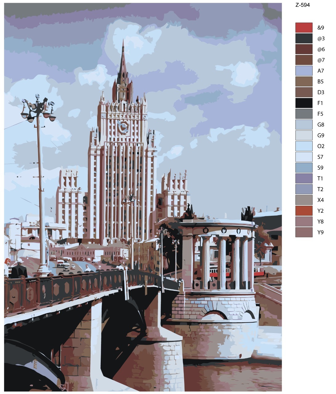 Картина по номерам BRUSHES-PAINTS Z-594, Министерство иностранных дел России - Сталинские высотки
Картина по номерам BRUSHES-PAINTS Z-594, Министерство иностранных дел России - Сталинские высотки