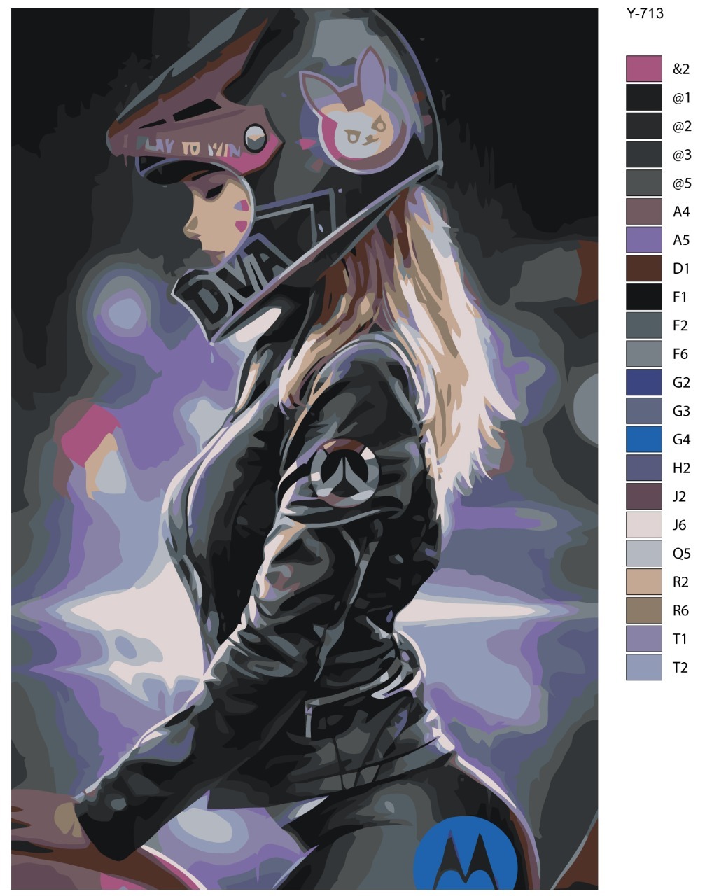Картина по номерам BRUSHES-PAINTS Y-713, Компьютерная игра Overwatch (овервотч). D.Va
Картина по номерам BRUSHES-PAINTS Y-713, Компьютерная игра Overwatch (овервотч). D.Va