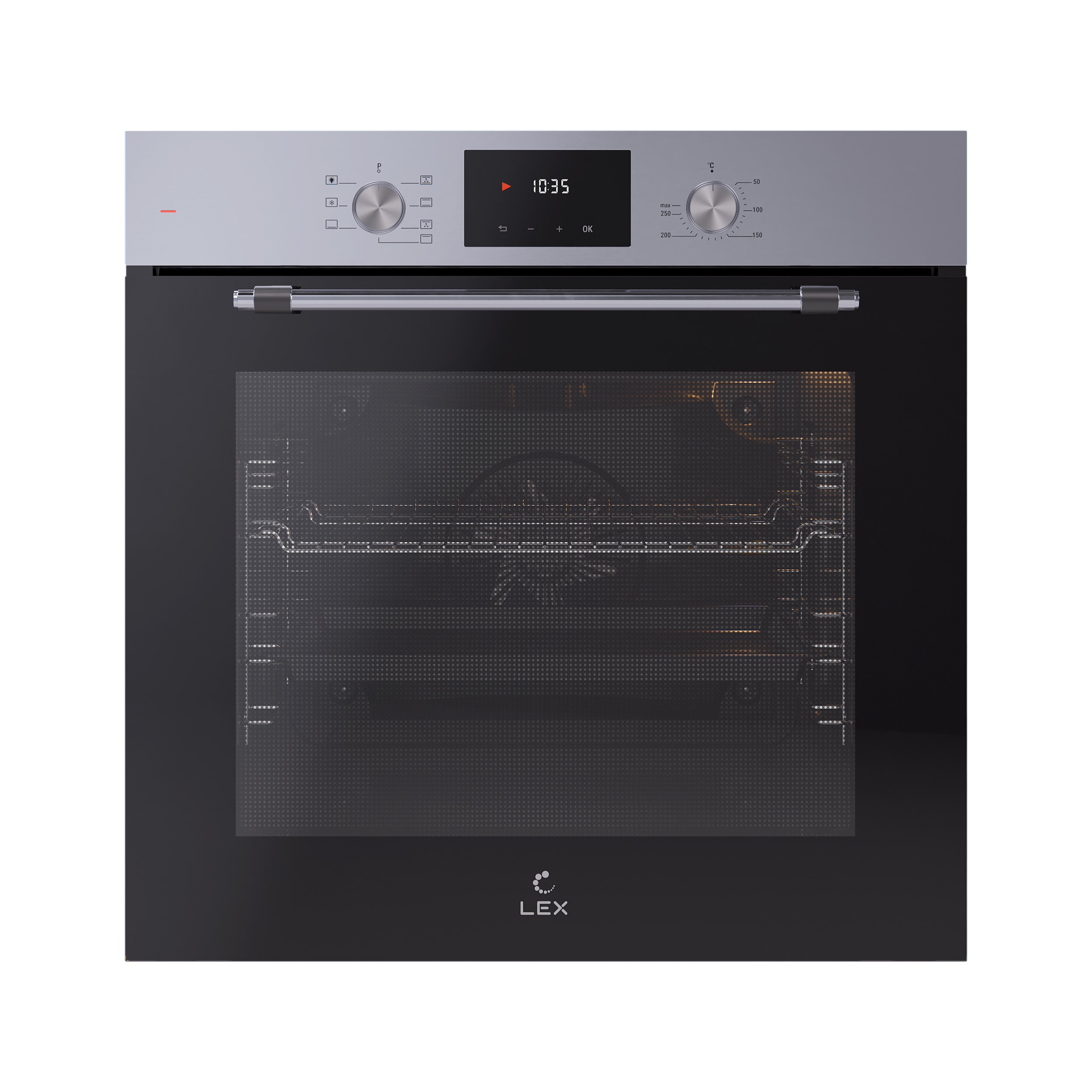 Встраиваемый электрический духовой шкаф LEX EDP 671 IX Max серебристый, черный, EDP 671 IX Max
Встраиваемый электрический духовой шкаф LEX EDP 671 IX Max серебристый, черный, EDP 671 IX Max