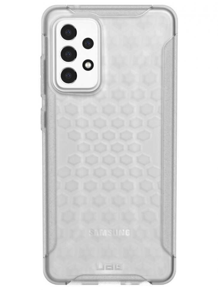 фото Чехол urban armor gear (uag) scout series для galaxy a72 прозрачный (frosted ice)