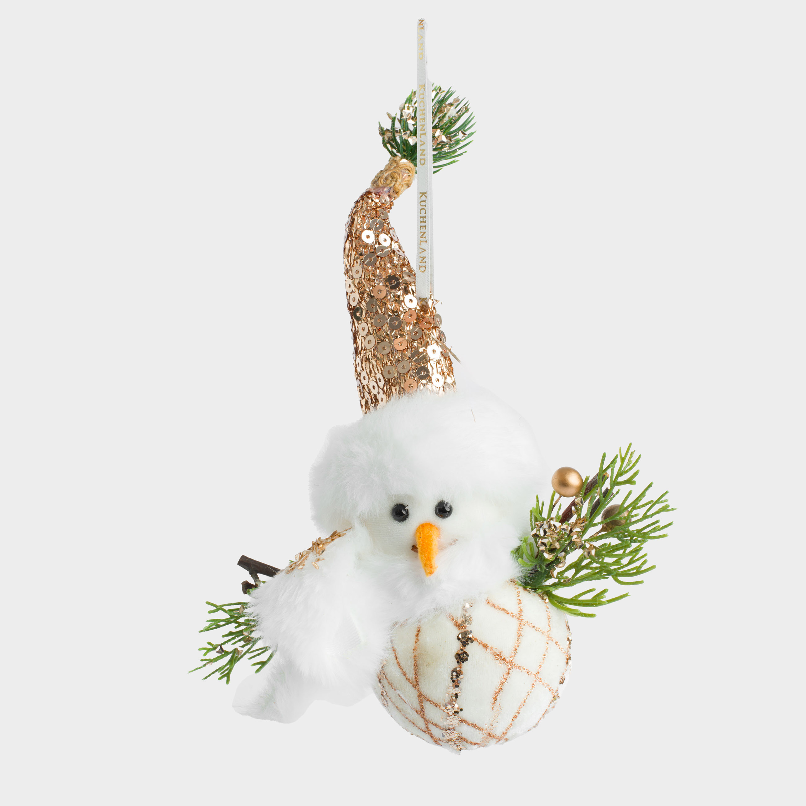 Игрушка елочная, 20 см, Снеговик с еловыми ветками и шарами, Figure Christmas Fuzz, Белый
Игрушка елочная, 20 см, Снеговик с еловыми ветками и шарами, Figure Christmas Fuzz, Белый