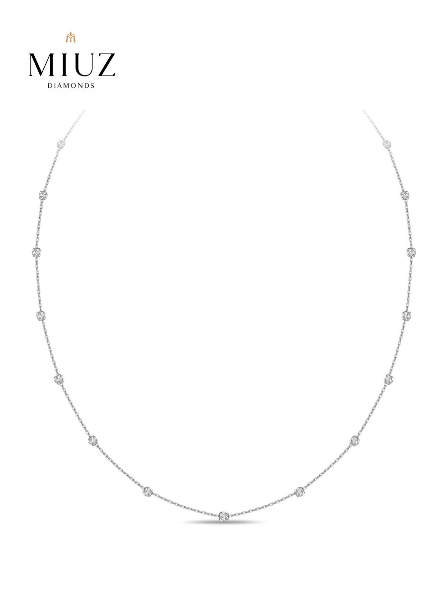 Ожерелье-цепь из золота 45 см MIUZ Diamonds (Московский ювелирный завод) N2042-LIO-0050-W, N2042-LIO-0050-W
Ожерелье-цепь из золота 45 см MIUZ Diamonds (Московский ювелирный завод) N2042-LIO-0050-W, N2042-LIO-0050-W