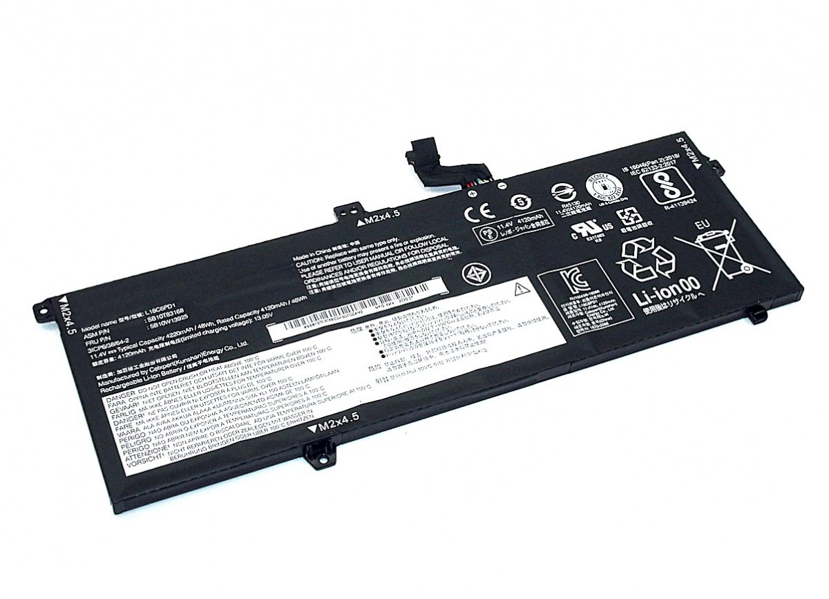 Аккумуляторная батарея L18D6PD1 для ноутбука Lenovo ThinkPad X395 Series, p/n: SB10K97658,
Аккумуляторная батарея L18D6PD1 для ноутбука Lenovo ThinkPad X395 Series, p/n: SB10K97658,