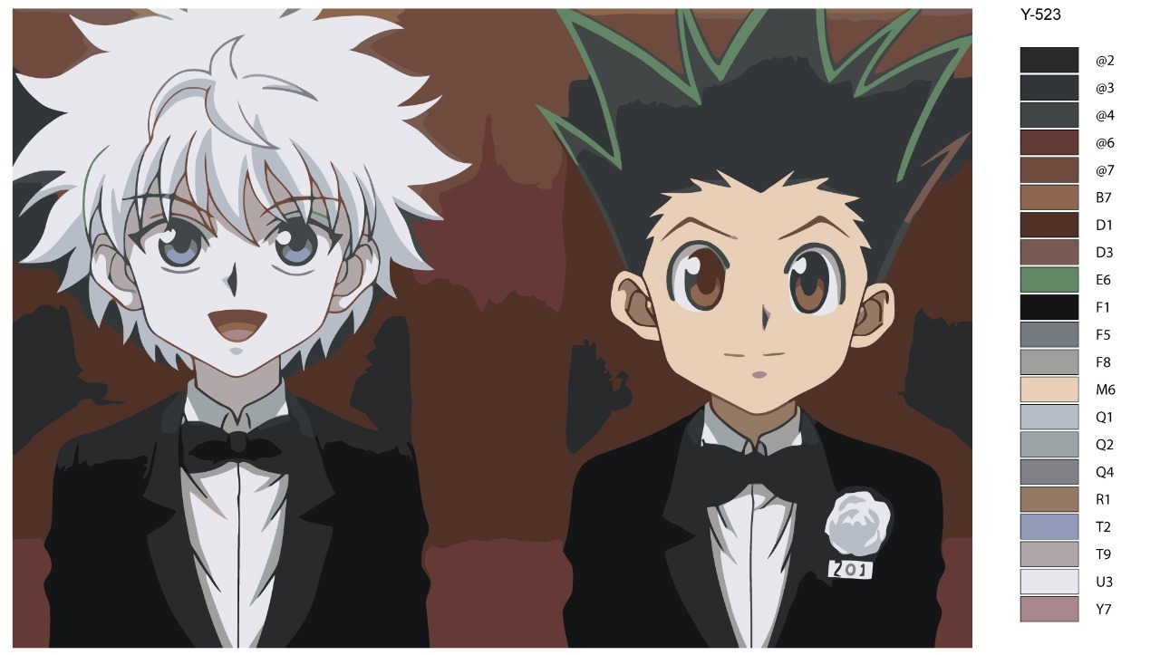 Картина по номерам BRUSHES-PAINTS Y-523, Hunter x Hunter (Хантер х Хантер). Киллуа Золдик, Гон Фрикс. Аниме
Картина по номерам BRUSHES-PAINTS Y-523, Hunter x Hunter (Хантер х Хантер). Киллуа Золдик, Гон Фрикс. Аниме