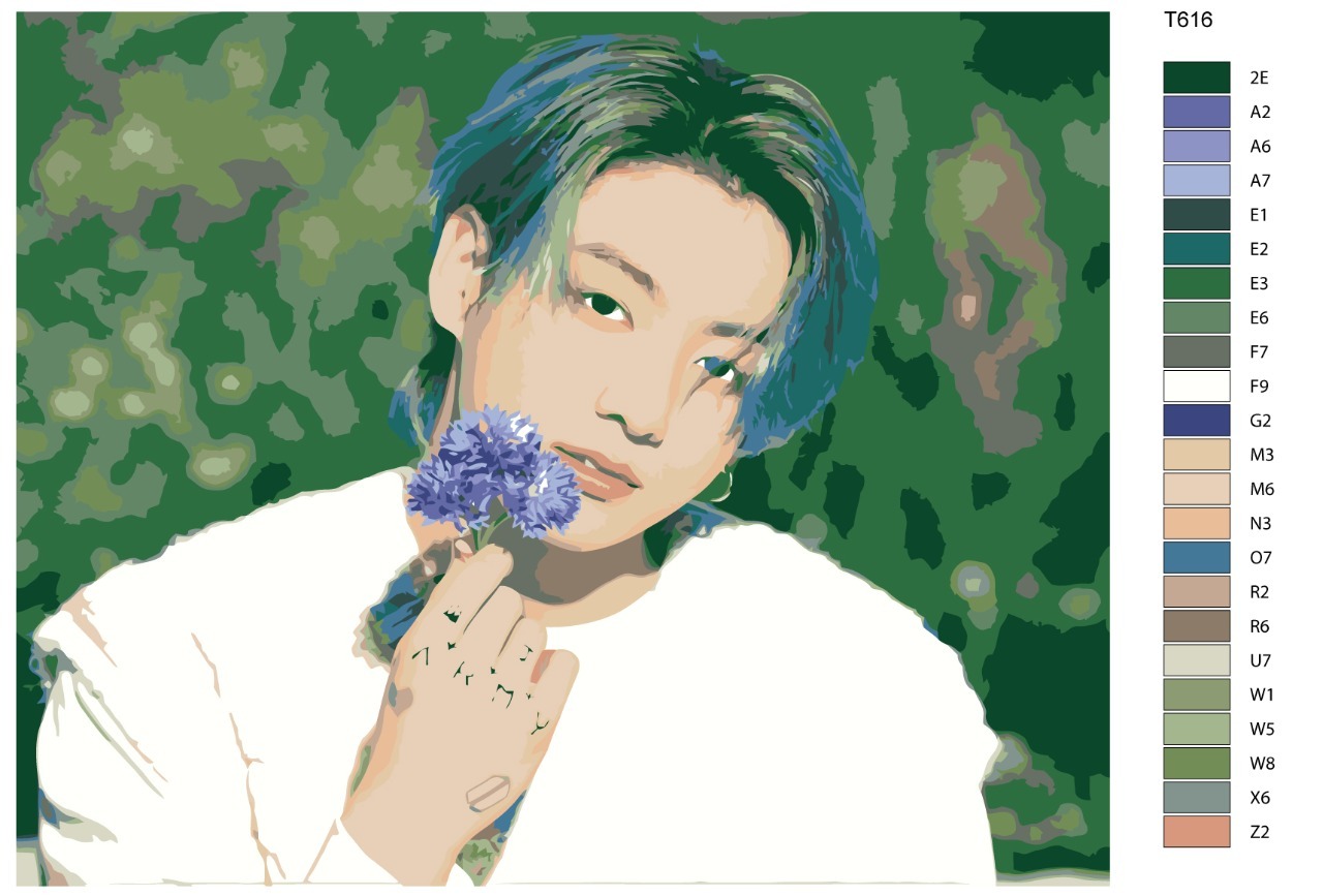 Картина по номерам BRUSHES-PAINTS Т616, Чон Чонгук (Jung Jungkook), участник группы BTS
Картина по номерам BRUSHES-PAINTS Т616, Чон Чонгук (Jung Jungkook), участник группы BTS