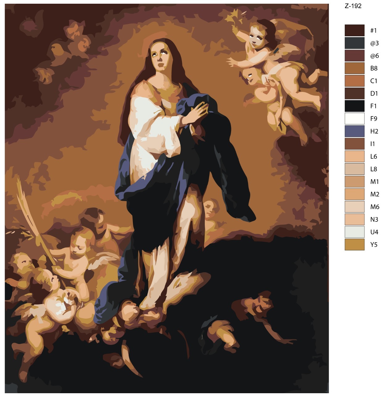 Картина по номерам BRUSHES-PAINTS Z-192, Непорочное зачатие. Бартоломе Эстебан Мурильо
Картина по номерам BRUSHES-PAINTS Z-192, Непорочное зачатие. Бартоломе Эстебан Мурильо