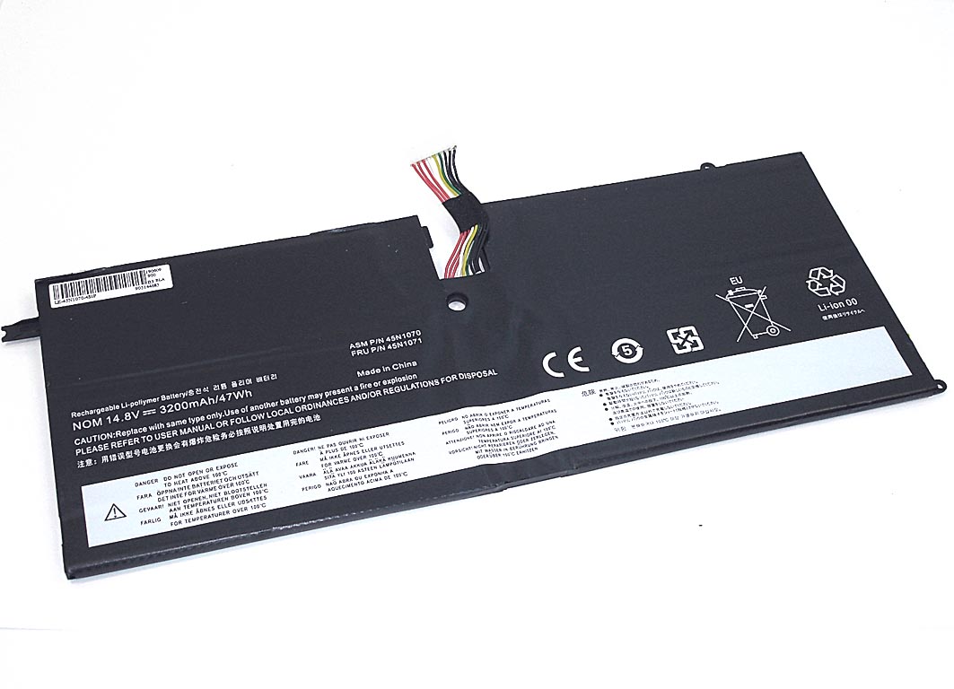 Аккумуляторная батарея 45N1070, 45N1071 для ноутбука Lenovo ThinkPad X1 3440, 3460 Series,
Аккумуляторная батарея 45N1070, 45N1071 для ноутбука Lenovo ThinkPad X1 3440, 3460 Series,
