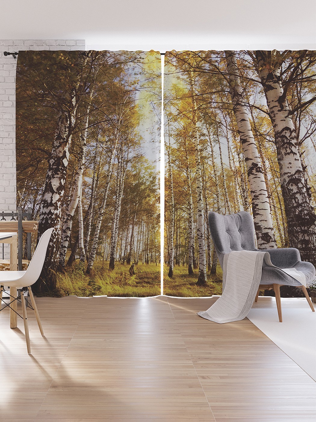 Шторы под лён JoyArty "Березовое болото", серия Oxford DeLux, 340х265 см, Березовое болото
Шторы под лён JoyArty "Березовое болото", серия Oxford DeLux, 340х265 см, Березовое болото