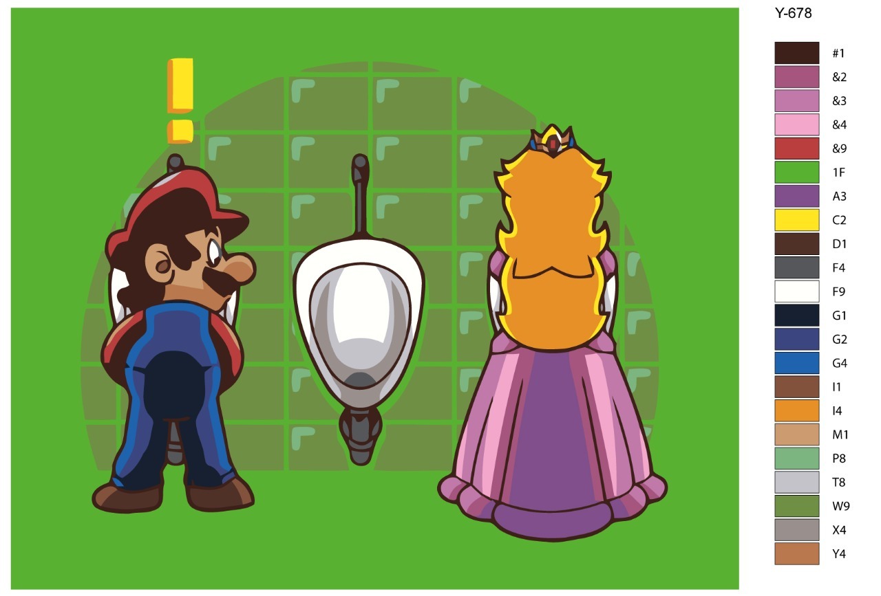 Картина по номерам BRUSHES-PAINTS Y-678, Super Mario (супер Марио). Неожиданный сюрприз Принцессы Пич постигший Марио
Картина по номерам BRUSHES-PAINTS Y-678, Super Mario (супер Марио). Неожиданный сюрприз Принцессы Пич постигший Марио