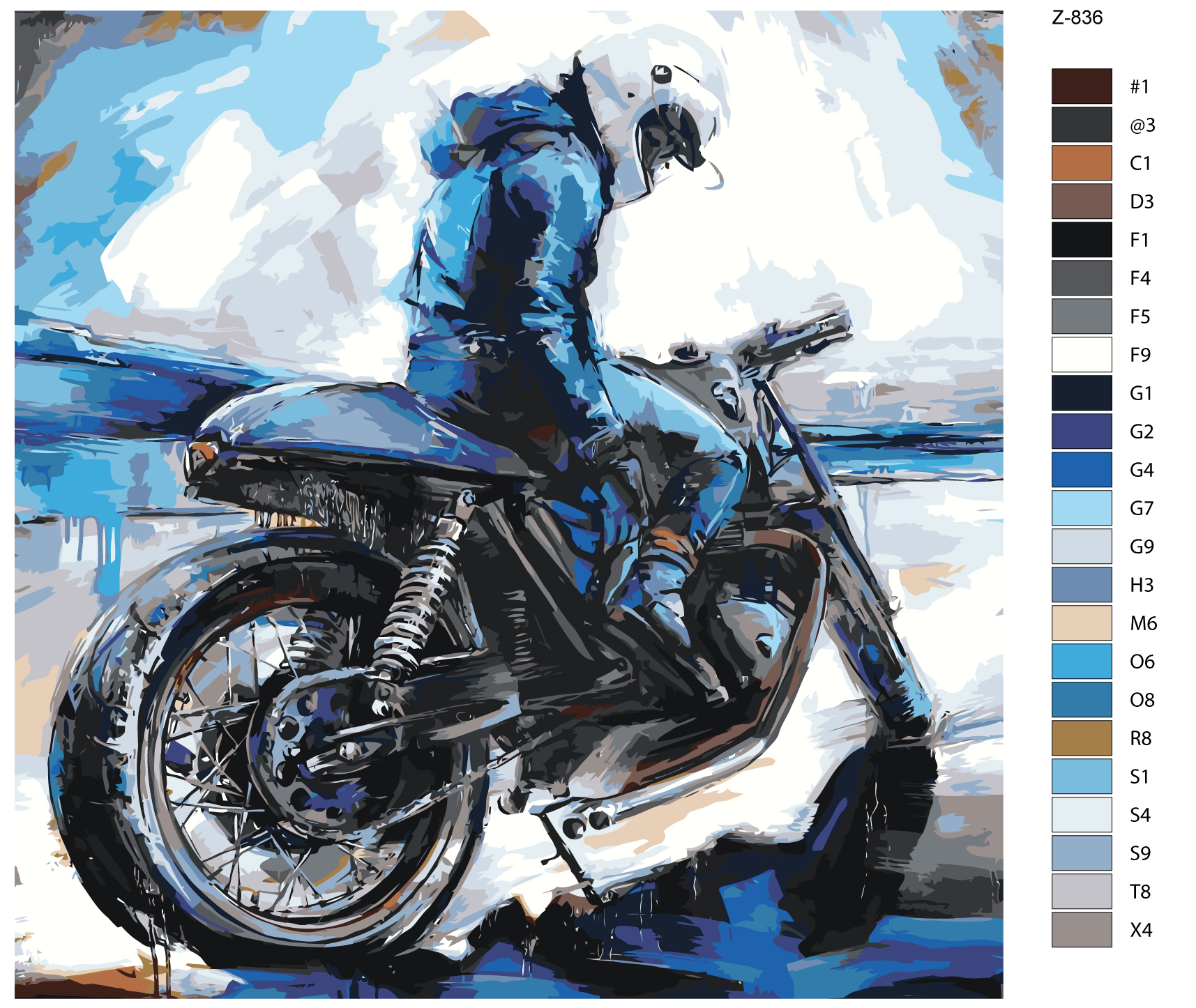Картина по номерам BRUSHES-PAINTS Z836, Парень на Спорт-Мотоцикле
Картина по номерам BRUSHES-PAINTS Z836, Парень на Спорт-Мотоцикле