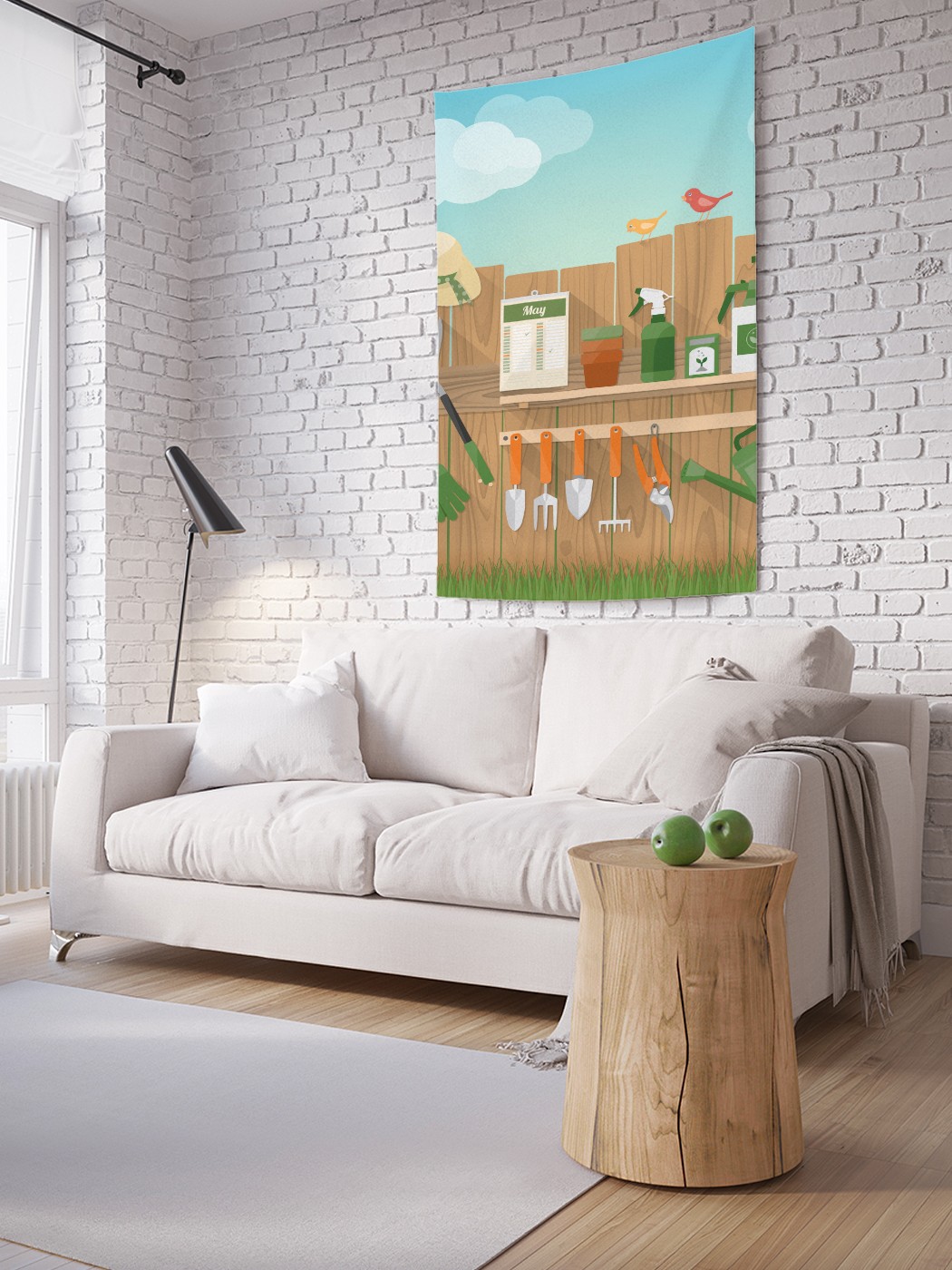 Вертикальное фотопанно на стену JoyArty Садовые инструменты на заборе 150x200 см, Садовые инструменты на заборе
Вертикальное фотопанно на стену JoyArty Садовые инструменты на заборе 150x200 см, Садовые инструменты на заборе