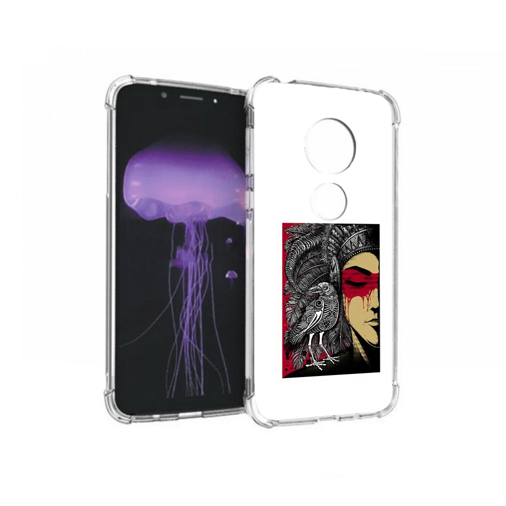 Чехол MyPads Tocco для Motorola Moto G7 девушка с вороном в абстракции (PT123662.354.311), Прозрачный, Tocco
Чехол MyPads Tocco для Motorola Moto G7 девушка с вороном в абстракции (PT123662.354.311), Прозрачный, Tocco