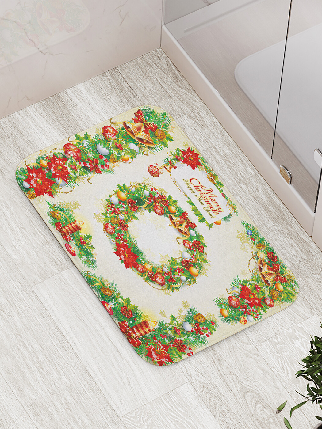 Коврик противоскользящий JoyArty "Новогодние венки" для ванной, сауны, бассейна, 77х52 см, Новогодние венки
Коврик противоскользящий JoyArty "Новогодние венки" для ванной, сауны, бассейна, 77х52 см, Новогодние венки