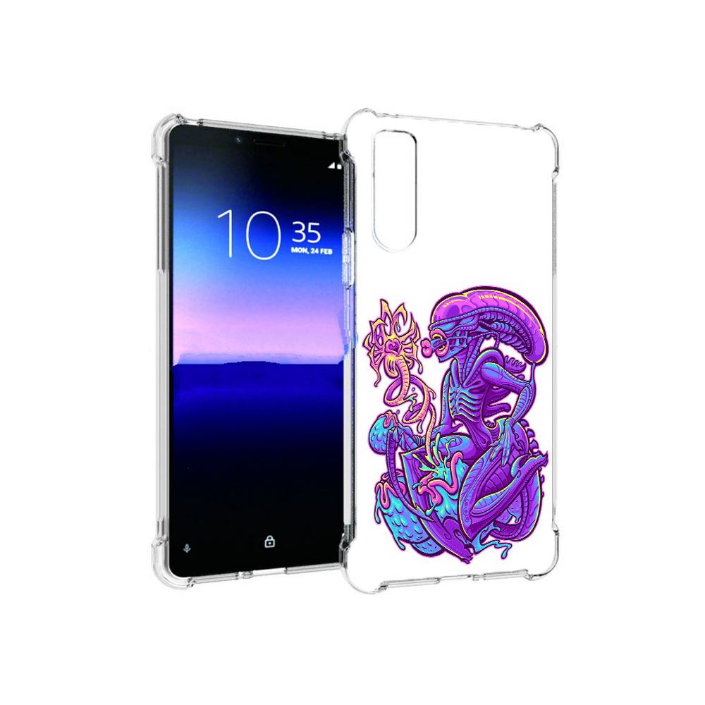 Чехол MyPads Tocco для Sony Xperia 10 II чужой фиолетовый цвет (PT158941.227.693), Прозрачный, Tocco
Чехол MyPads Tocco для Sony Xperia 10 II чужой фиолетовый цвет (PT158941.227.693), Прозрачный, Tocco