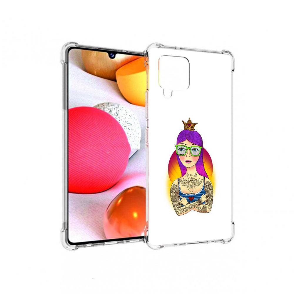 Чехол MyPads Tocco для Samsung Galaxy A42 девушка в татуировках с короной, Прозрачный, Tocco
Чехол MyPads Tocco для Samsung Galaxy A42 девушка в татуировках с короной, Прозрачный, Tocco