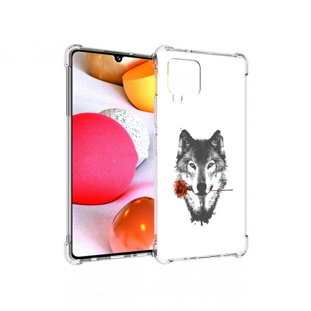 Чехол MyPads Tocco для Samsung Galaxy A42 волк с розой (PT226910.539.270), Прозрачный, Tocco
Чехол MyPads Tocco для Samsung Galaxy A42 волк с розой (PT226910.539.270), Прозрачный, Tocco