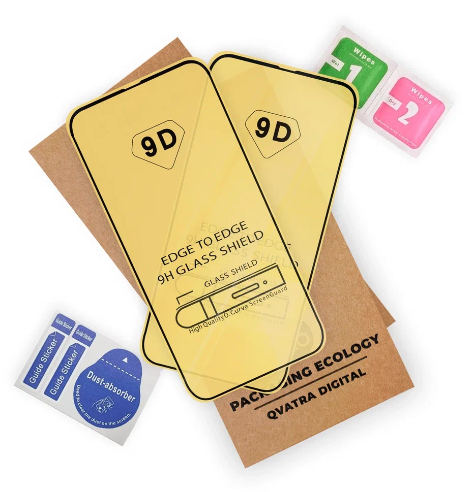 Защитное стекло QVATRA для iPhone 13 PRO/ 2 шт/9D на весь экран
Защитное стекло QVATRA для iPhone 13 PRO/ 2 шт/9D на весь экран