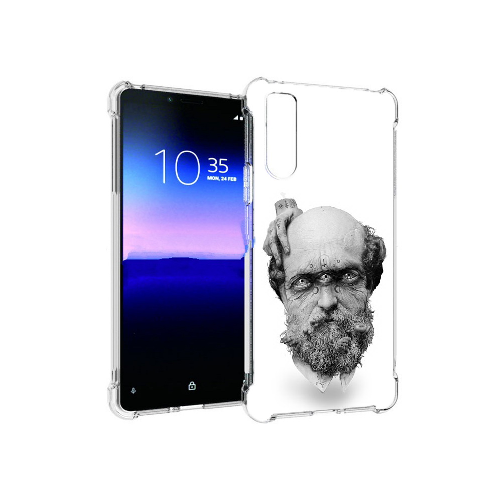 Чехол MyPads Tocco для Sony Xperia 10 II страшный бородатый мужчина абстракция, Прозрачный, Tocco
Чехол MyPads Tocco для Sony Xperia 10 II страшный бородатый мужчина абстракция, Прозрачный, Tocco