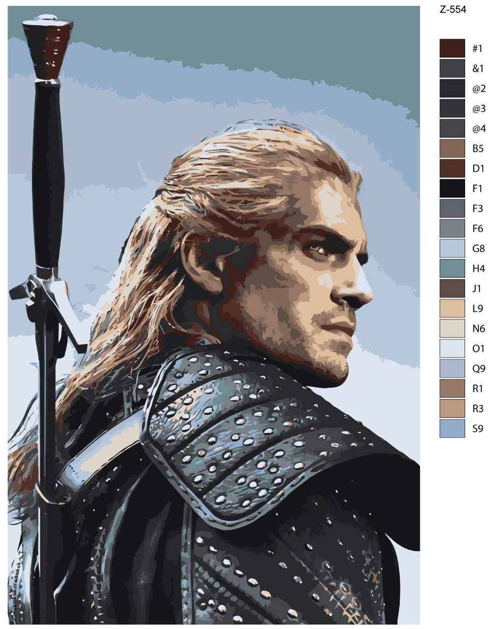 Картина по номерам BRUSHES-PAINTS Z-554, Генри Кавилл - Геральт из Ривии. Сериал ведьмак
Картина по номерам BRUSHES-PAINTS Z-554, Генри Кавилл - Геральт из Ривии. Сериал ведьмак