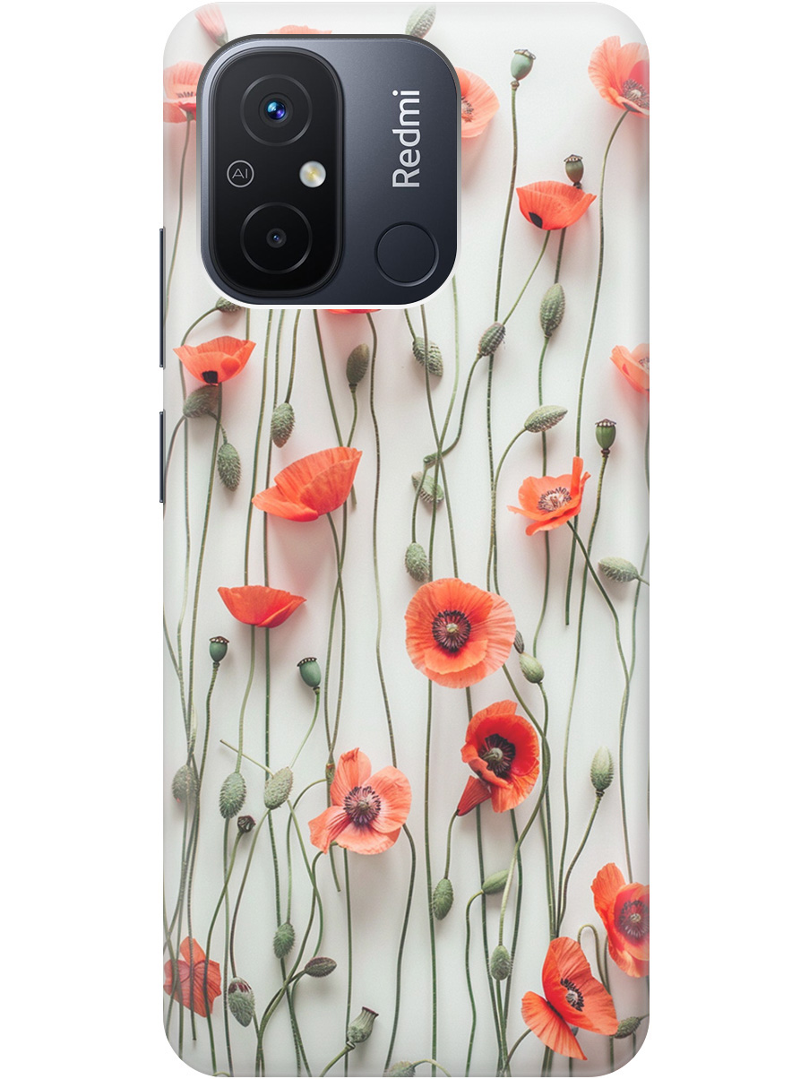 Силиконовый чехол на Xiaomi Redmi 12C с рисунком "Маки на белой стене", Белый;красный, 20001232
Силиконовый чехол на Xiaomi Redmi 12C с рисунком "Маки на белой стене", Белый;красный, 20001232
