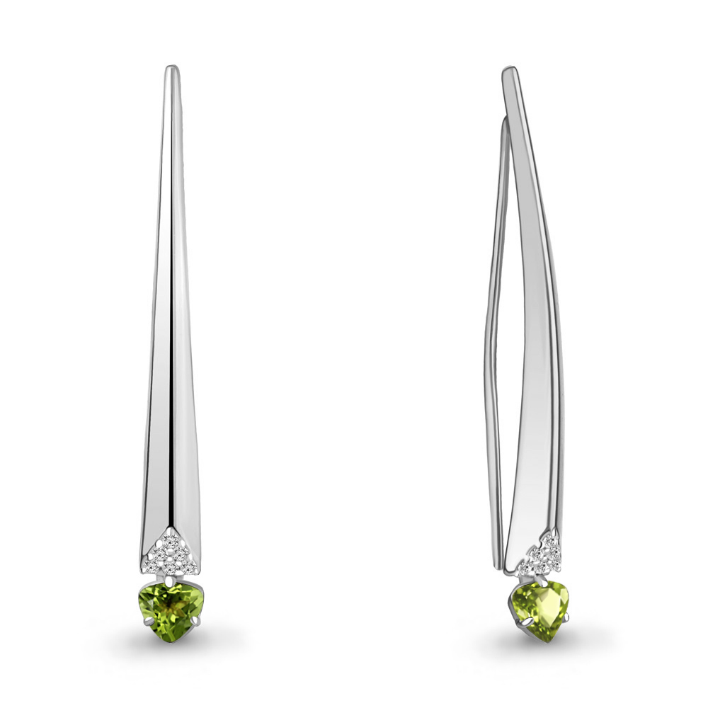 Серьги из серебра с хризолитом\фианитом Aquamarine Aquamarine 4771807А_925_р, 4771807А_925_р
Серьги из серебра с хризолитом\фианитом Aquamarine Aquamarine 4771807А_925_р, 4771807А_925_р