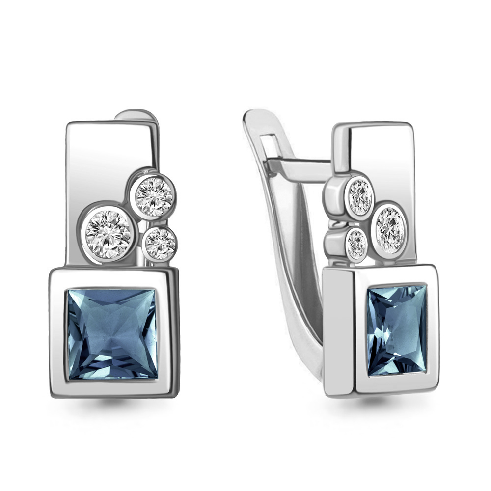 Серьги из серебра с топазом\фианитом Aquamarine Aquamarine 4771108А_925_р, 4771108А_925_р
Серьги из серебра с топазом\фианитом Aquamarine Aquamarine 4771108А_925_р, 4771108А_925_р