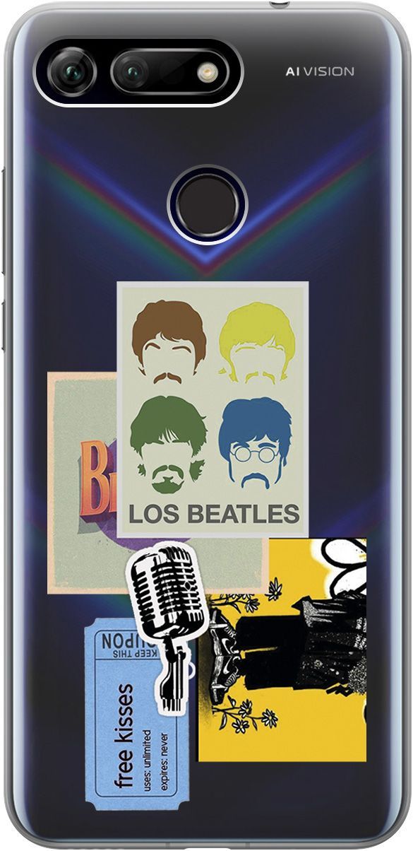 Чехол на Honor View 20 (V20) с принтом "Beatles Stickers" прозрачный, Прозрачный;бежевый, 5234
Чехол на Honor View 20 (V20) с принтом "Beatles Stickers" прозрачный, Прозрачный;бежевый, 5234