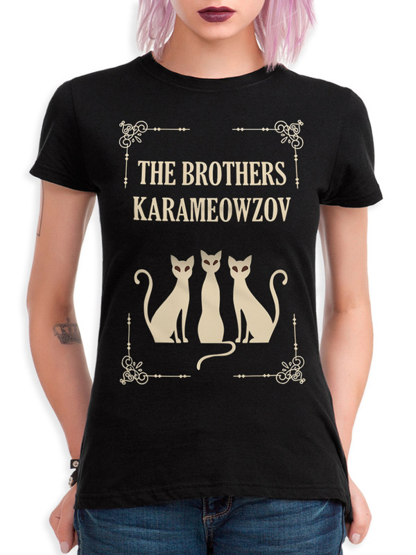Футболка женская Dream Shirts Коты - Братья Карамазовы черная M, Коты - Братья Карамазовы
Футболка женская Dream Shirts Коты - Братья Карамазовы черная M, Коты - Братья Карамазовы