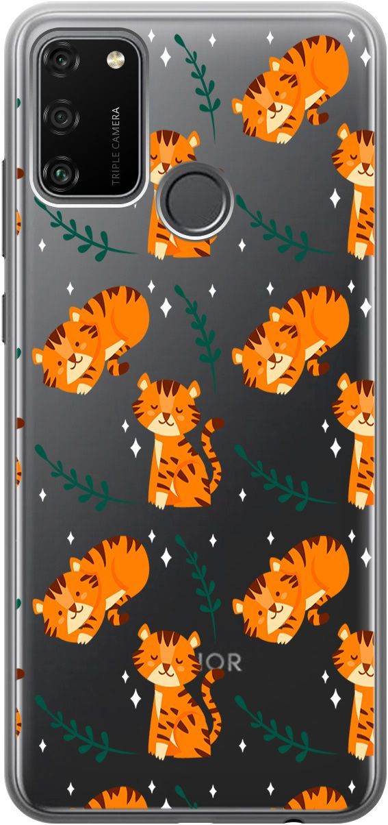 Силиконовый чехол на Honor 9A с 3D принтом "Tigers" прозрачный, Прозрачный;бежевый, 5228
Силиконовый чехол на Honor 9A с 3D принтом "Tigers" прозрачный, Прозрачный;бежевый, 5228
