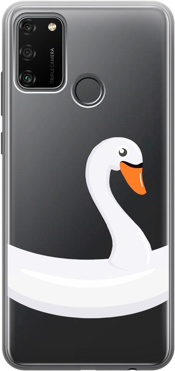 Силиконовый чехол на Honor 9A с 3D принтом "Swan Swim Ring" прозрачный, Прозрачный;белый, 5228
Силиконовый чехол на Honor 9A с 3D принтом "Swan Swim Ring" прозрачный, Прозрачный;белый, 5228