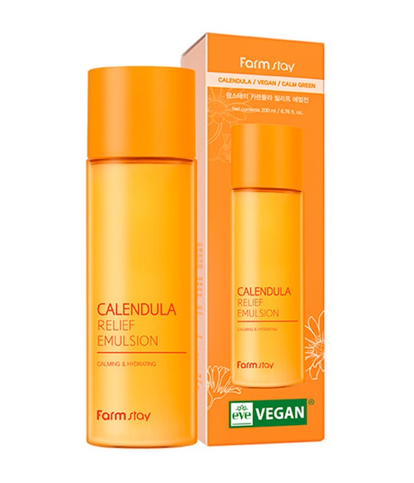 Облегчающая эмульсия с календулой Farmstay Vegan Calendula Relief Emulsion, 200 мл
Облегчающая эмульсия с календулой Farmstay Vegan Calendula Relief Emulsion, 200 мл