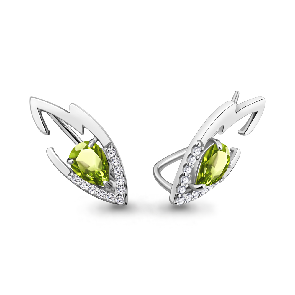 Серьги из серебра с хризолитом\фианитом Aquamarine Aquamarine 4770007А_925_р, 4770007А_925_р
Серьги из серебра с хризолитом\фианитом Aquamarine Aquamarine 4770007А_925_р, 4770007А_925_р